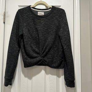 UpWest Twist Front Crew Neck Sweatshirt
